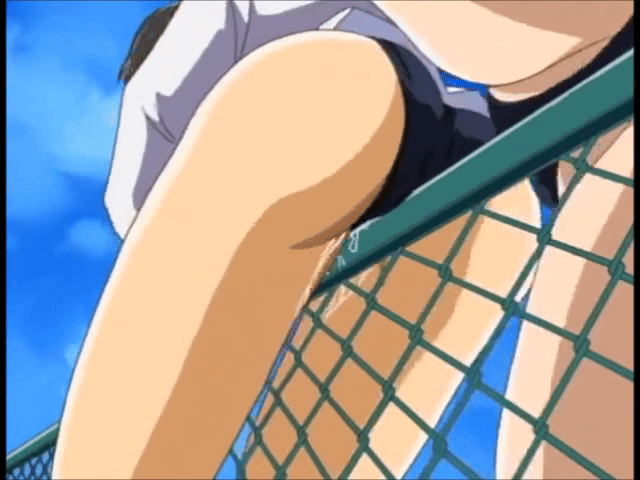 The fence became their grinding ground (MasturbationHentai Anime GIF)