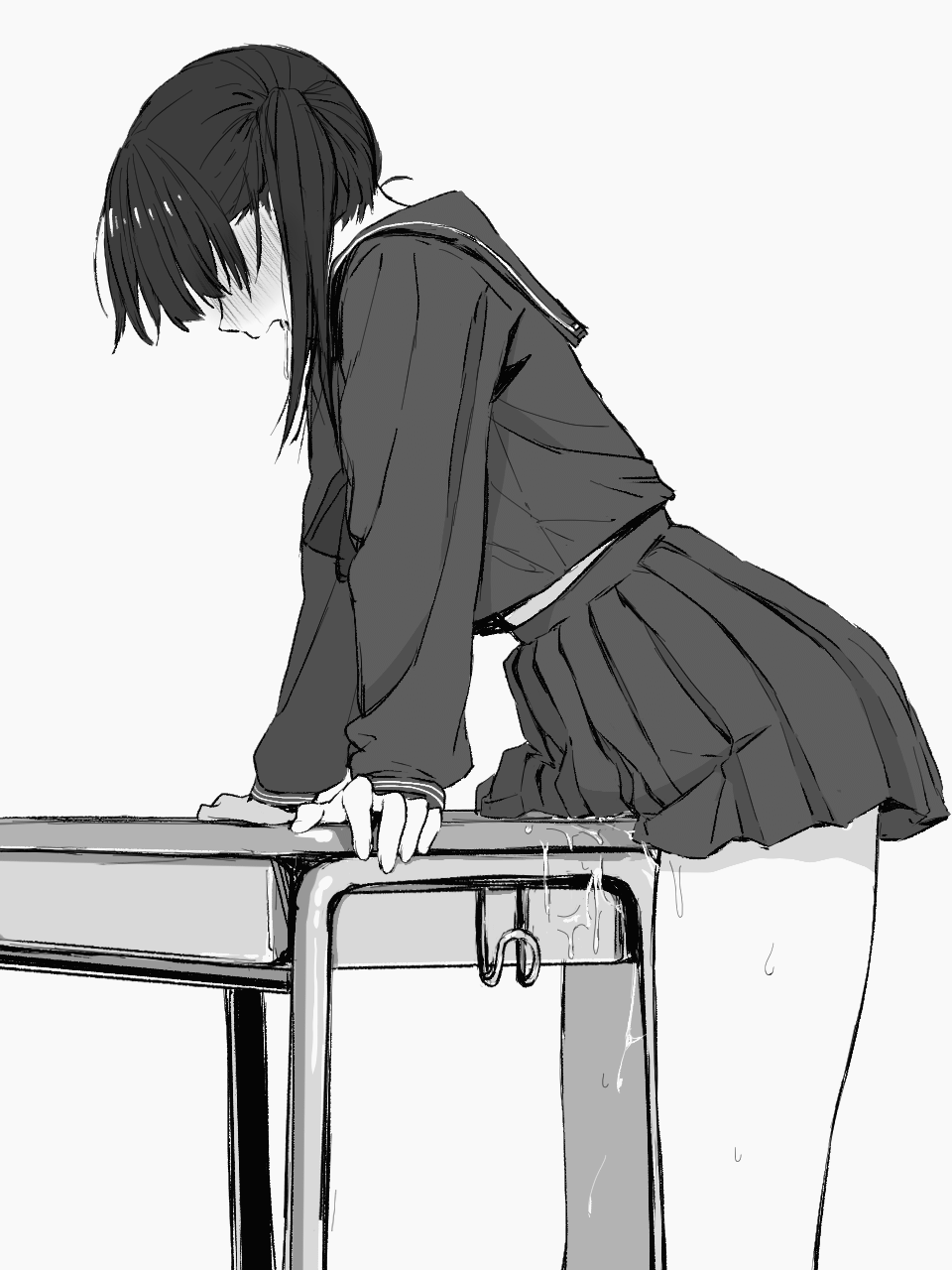 Desk is getting a workout (MasturbationHentai Anime GIF)