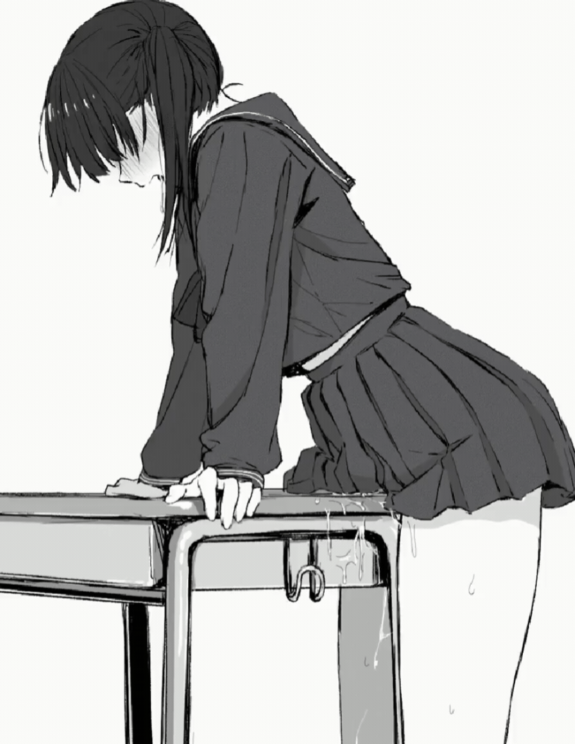 Why i didnt show up in the next class (MasturbationHentai Anime GIF)