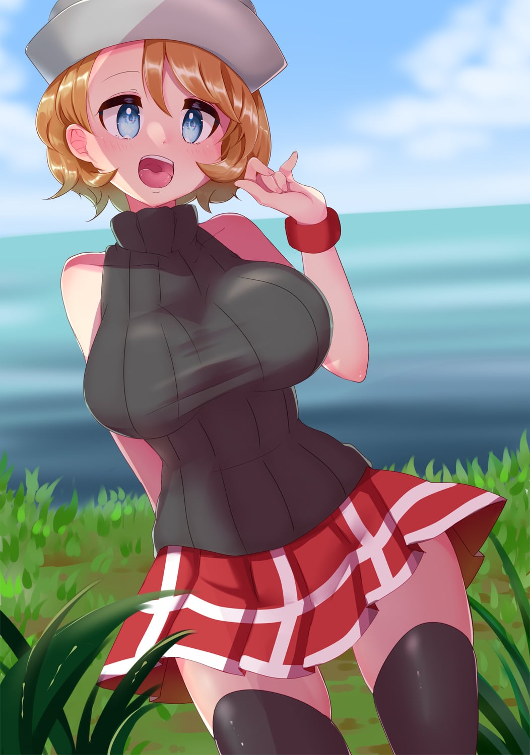 Can't stop when get aroused, Serena (MasturbationHentai Anime GIF)