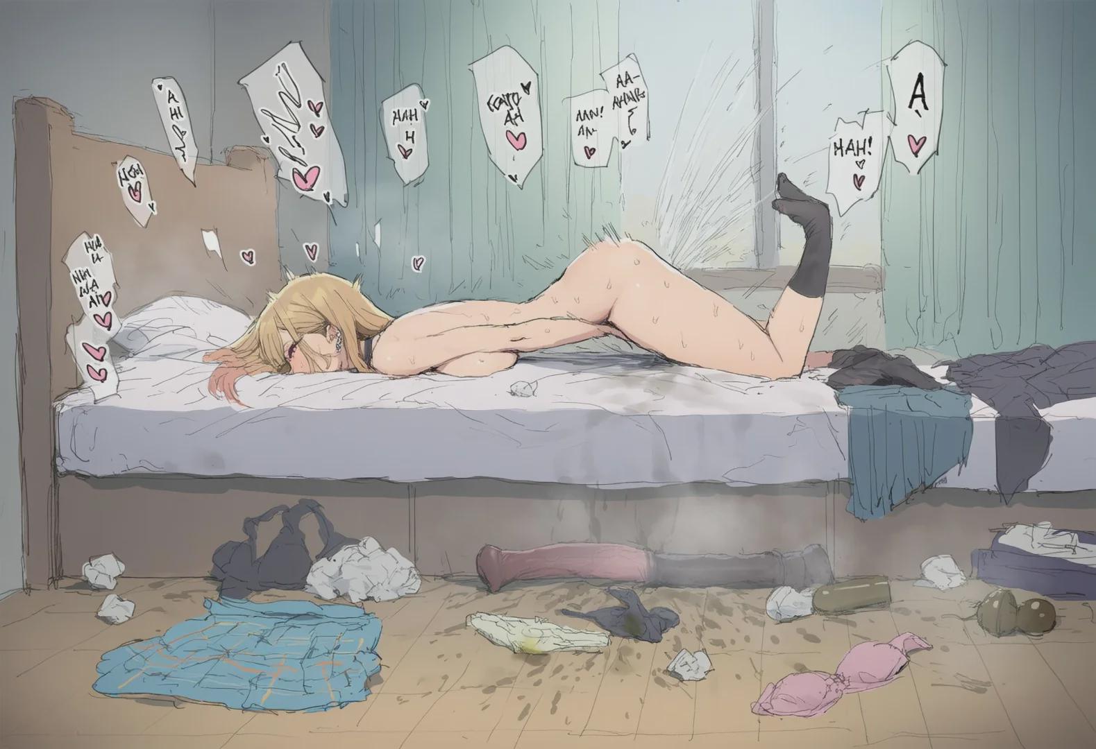 Very common footage of myself (MasturbationHentai Anime GIF)