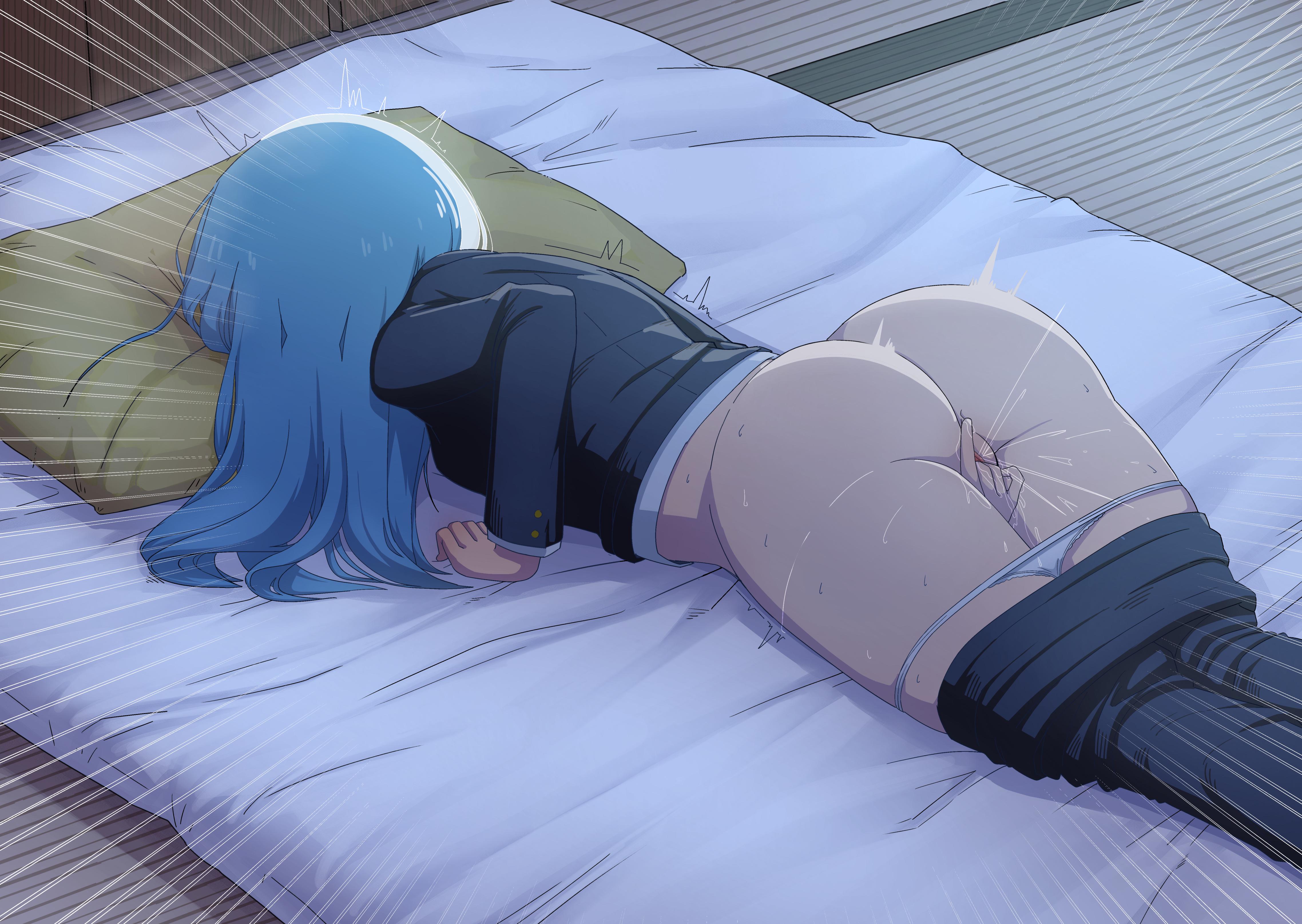 Miwasturbation (MasturbationHentai Anime GIF)