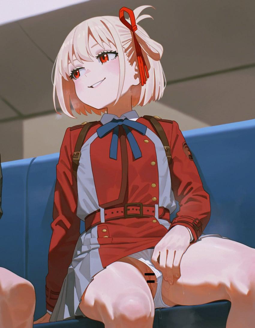 The un-prouddest rubbing session I've ever had was at school during a lecture (MasturbationHentai Anime GIF)