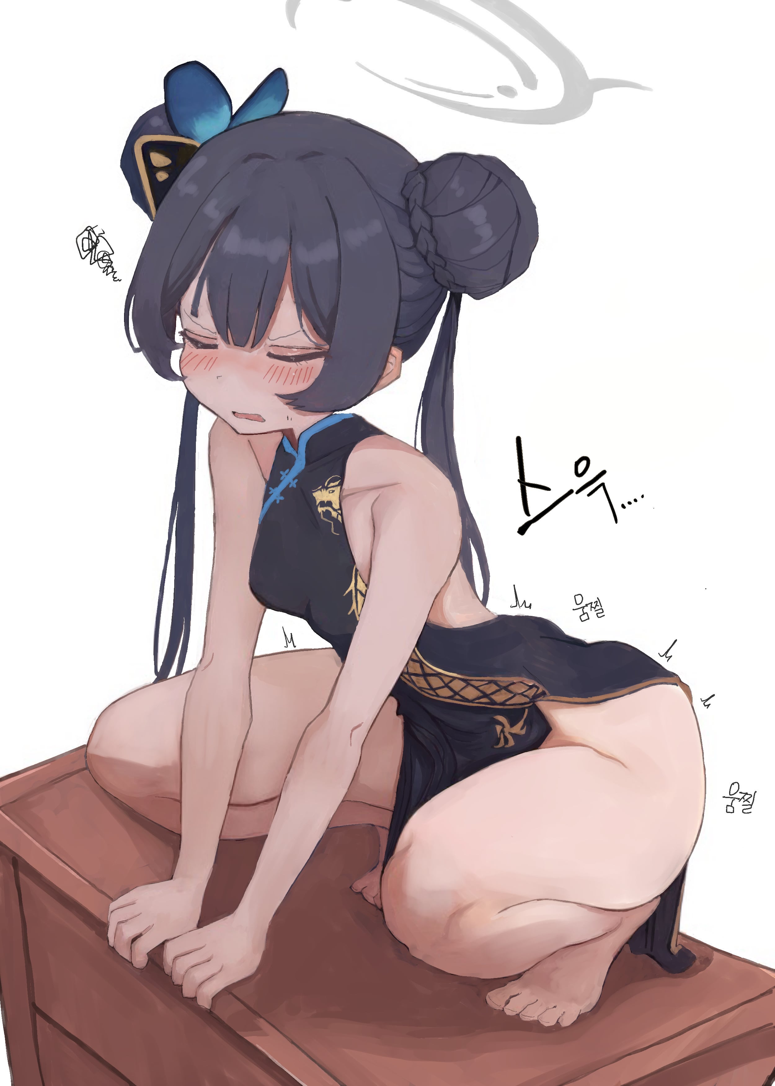 She finally managed to take the whole thing (MasturbationHentai Anime GIF)