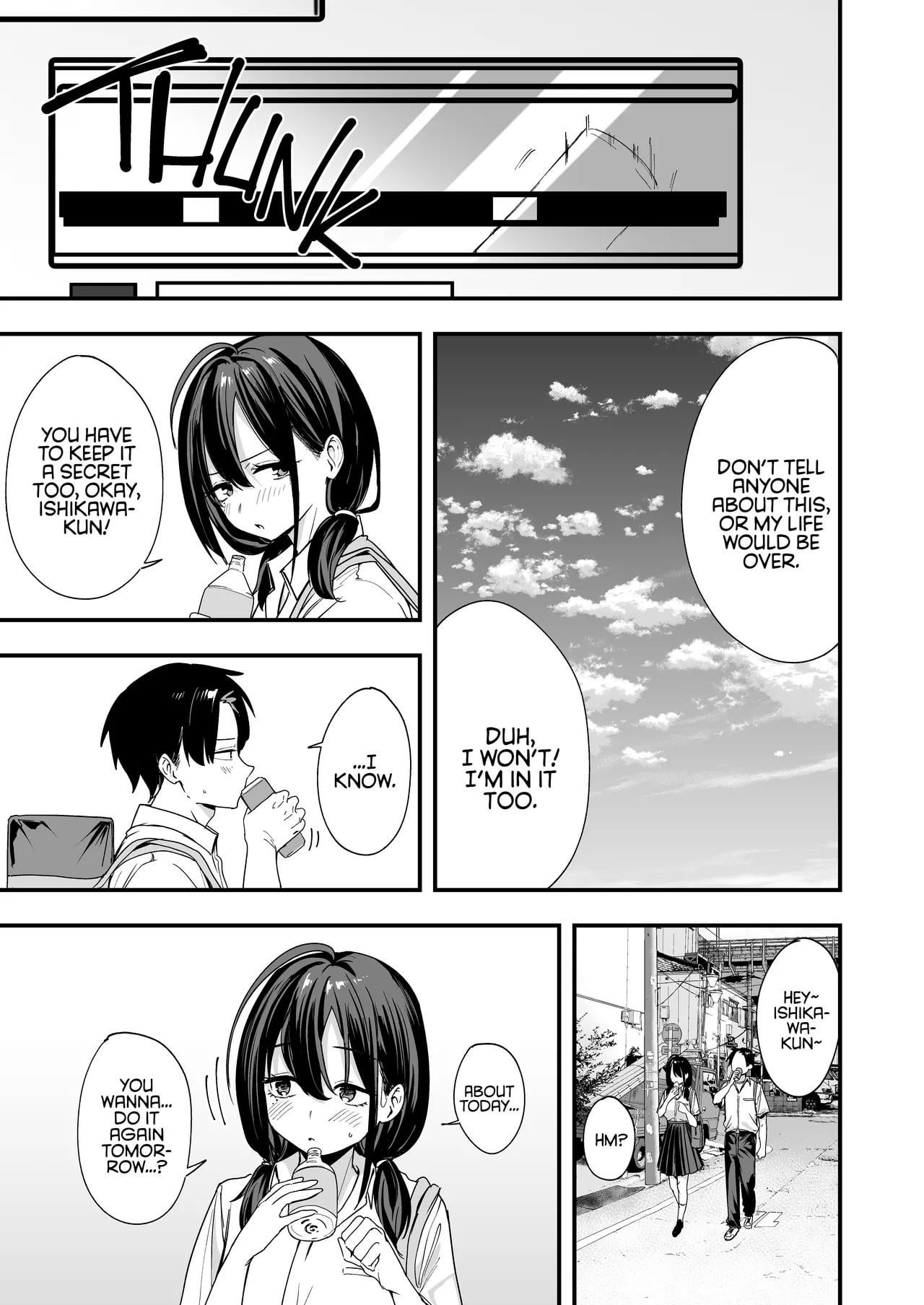Masturbating Together With the Pervert Friend in school! (MasturbationHentai Anime GIF)