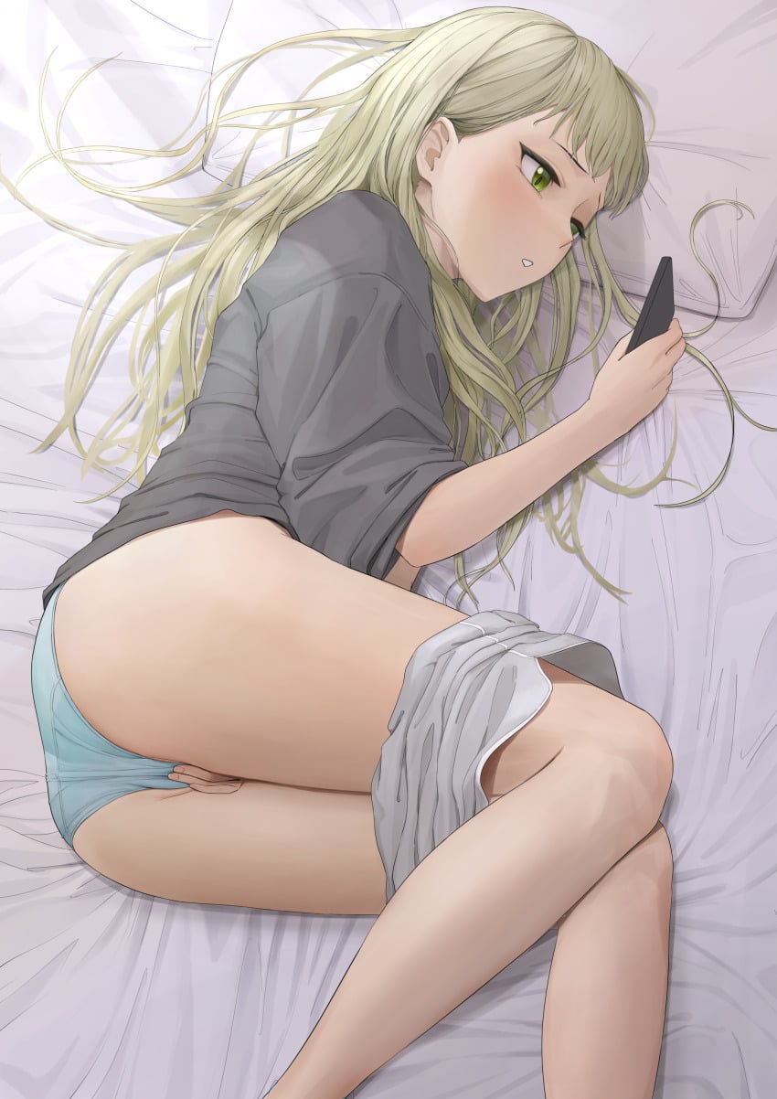 When the weekend finally arrives I do not leave my bed (MasturbationHentai Anime GIF)
