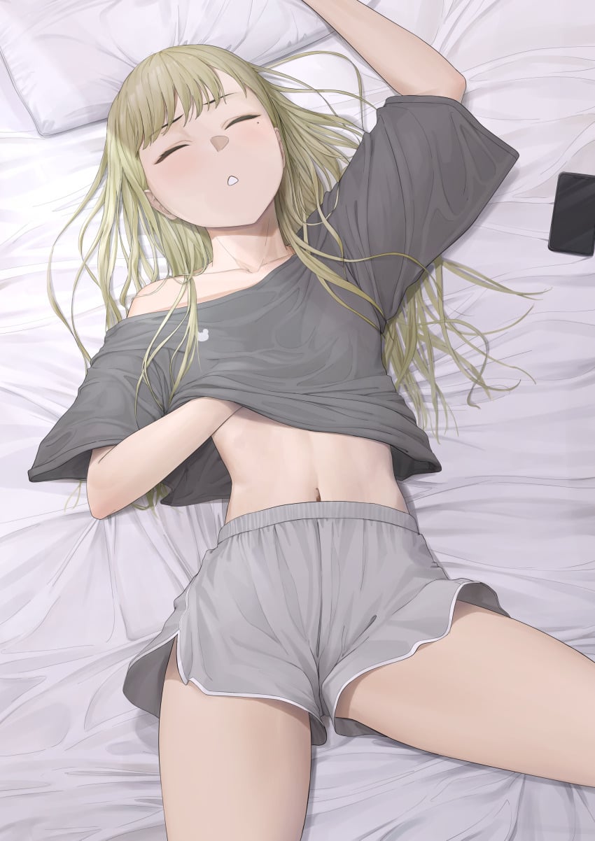 When the weekend finally arrives I do not leave my bed (MasturbationHentai Anime GIF)