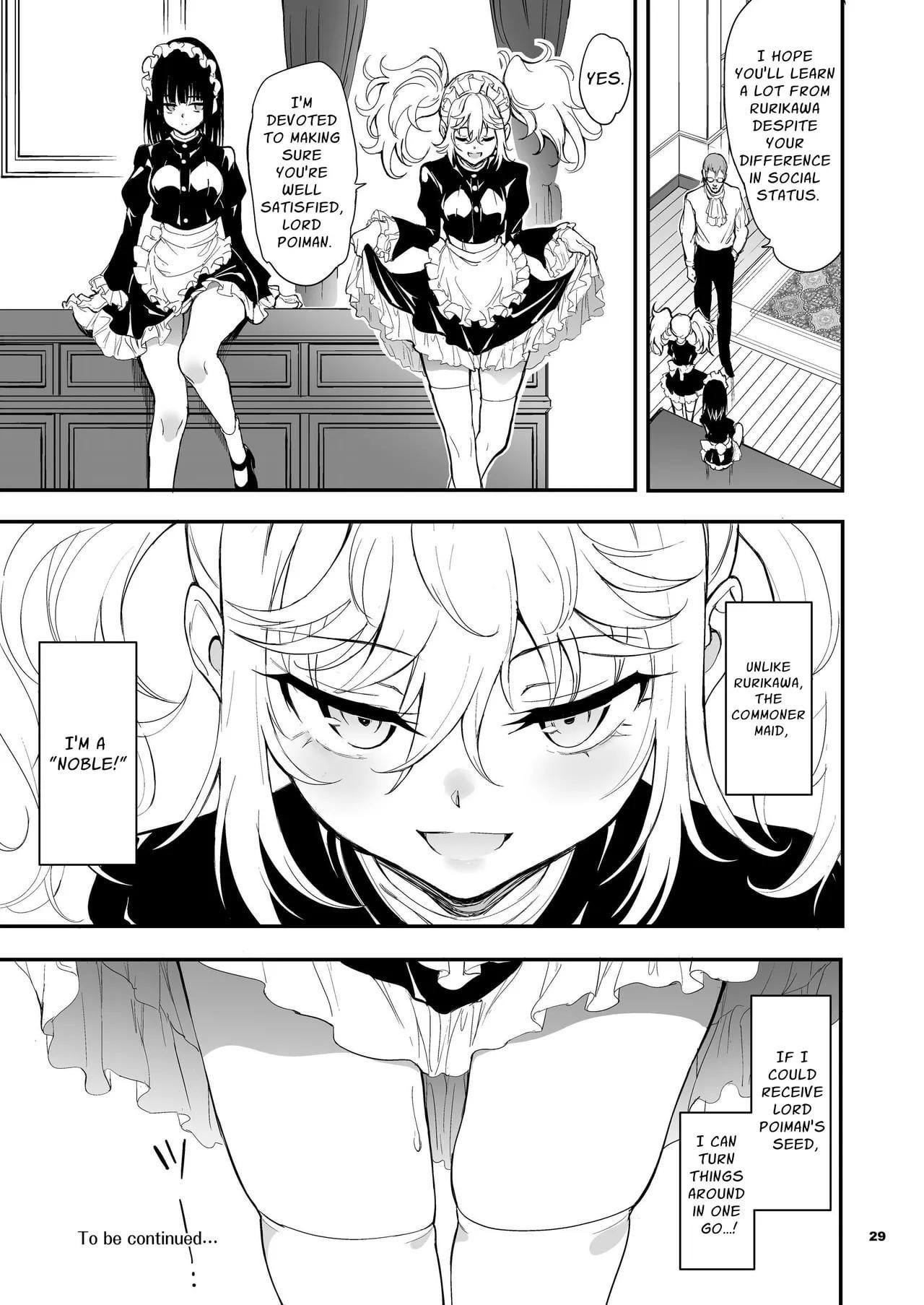 Maid Education 8 - Fallen Aristocrat (MasturbationHentai Anime GIF)