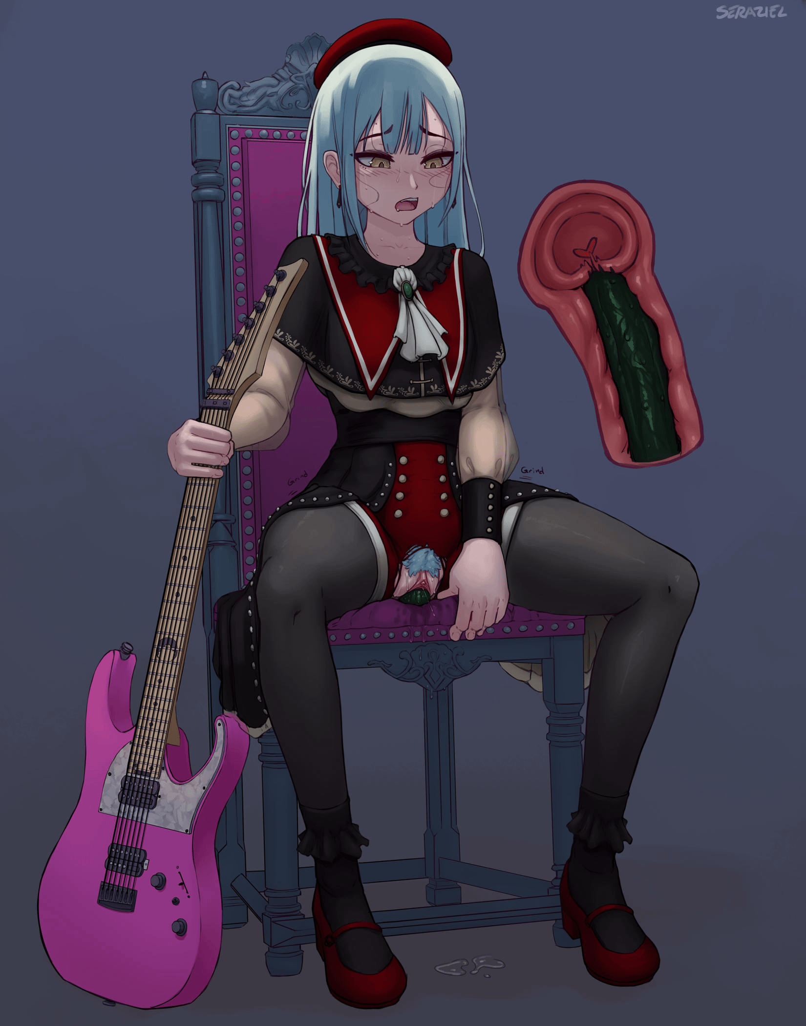 Mortis with a cucumber [BanG Dream!] (Seraziel) - BanG Dream!