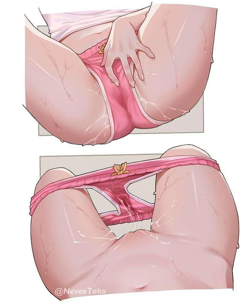 Lots of spider web (MasturbationHentai Anime GIF)