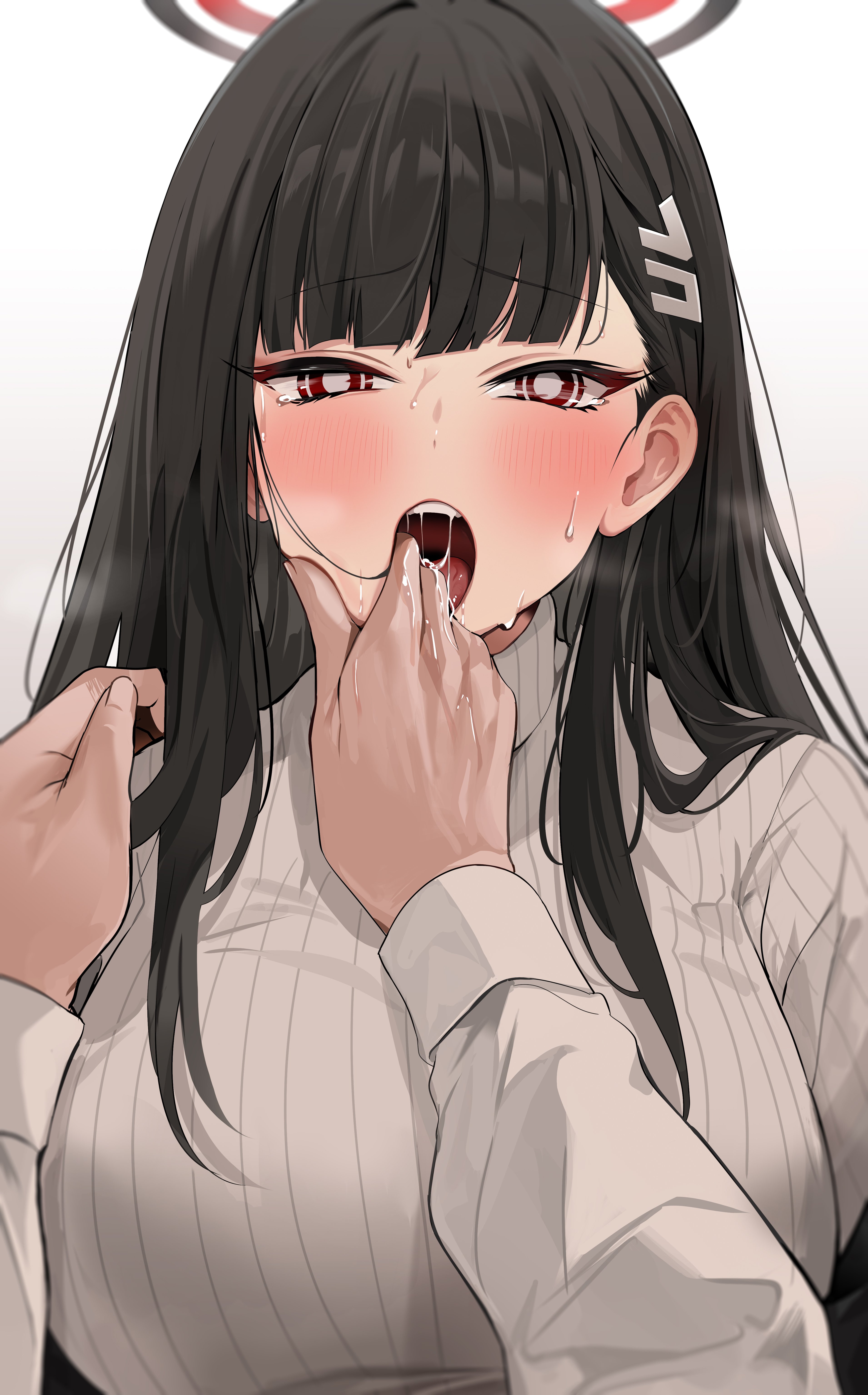 Rio opening wide (OralHentai Anime GIF)
