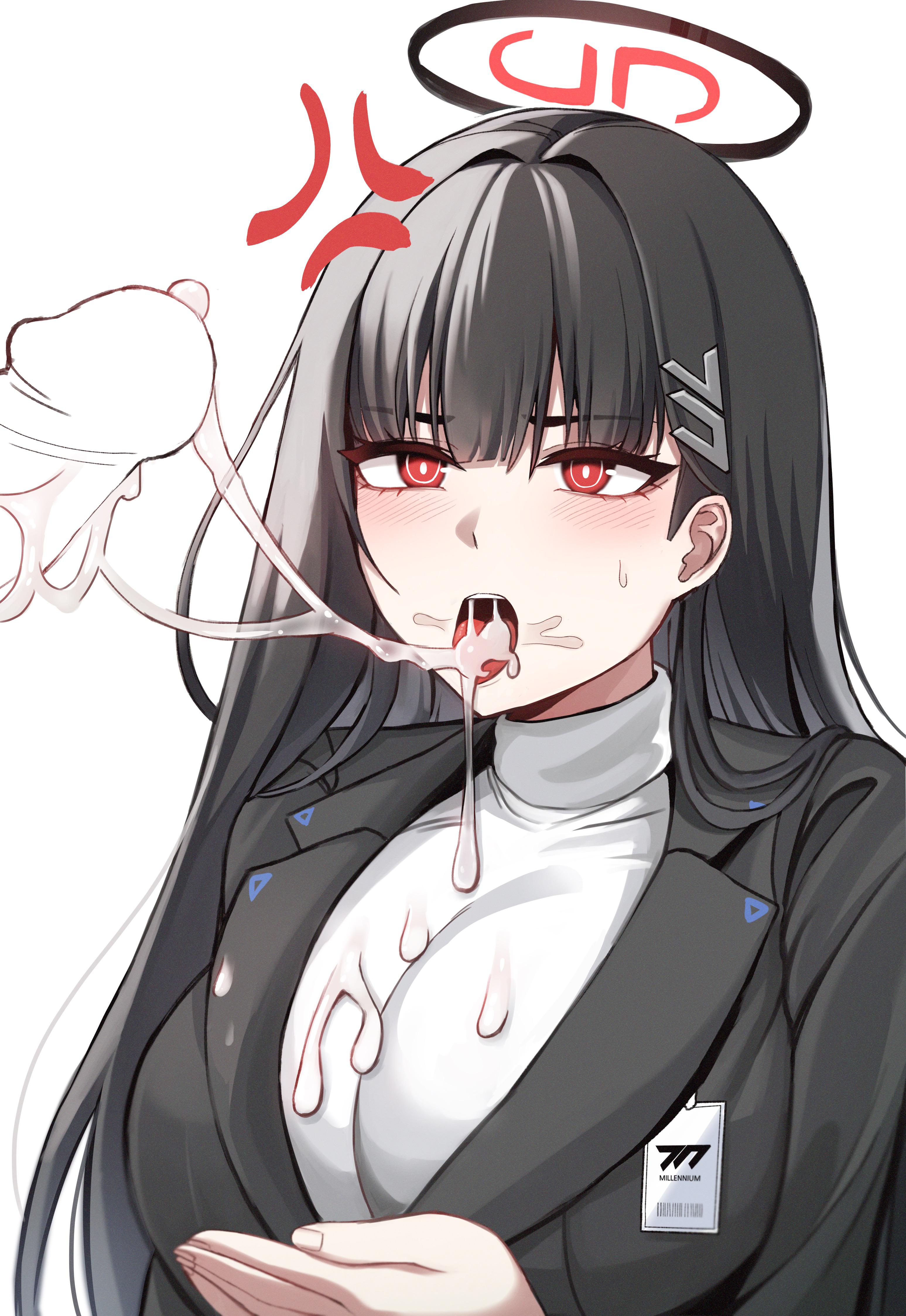 Rio getting a facial (OralHentai Anime GIF)