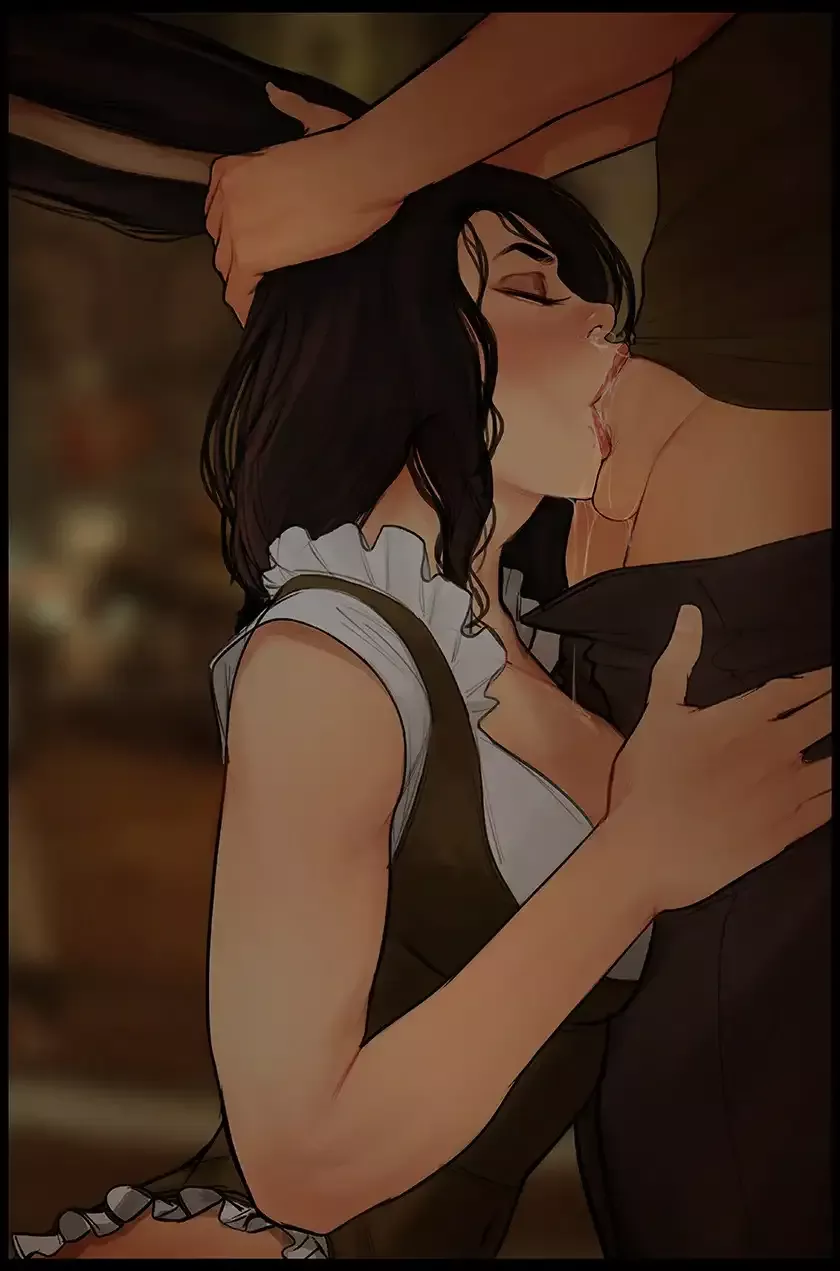 Draining him until he's empty (OralHentai Anime GIF)