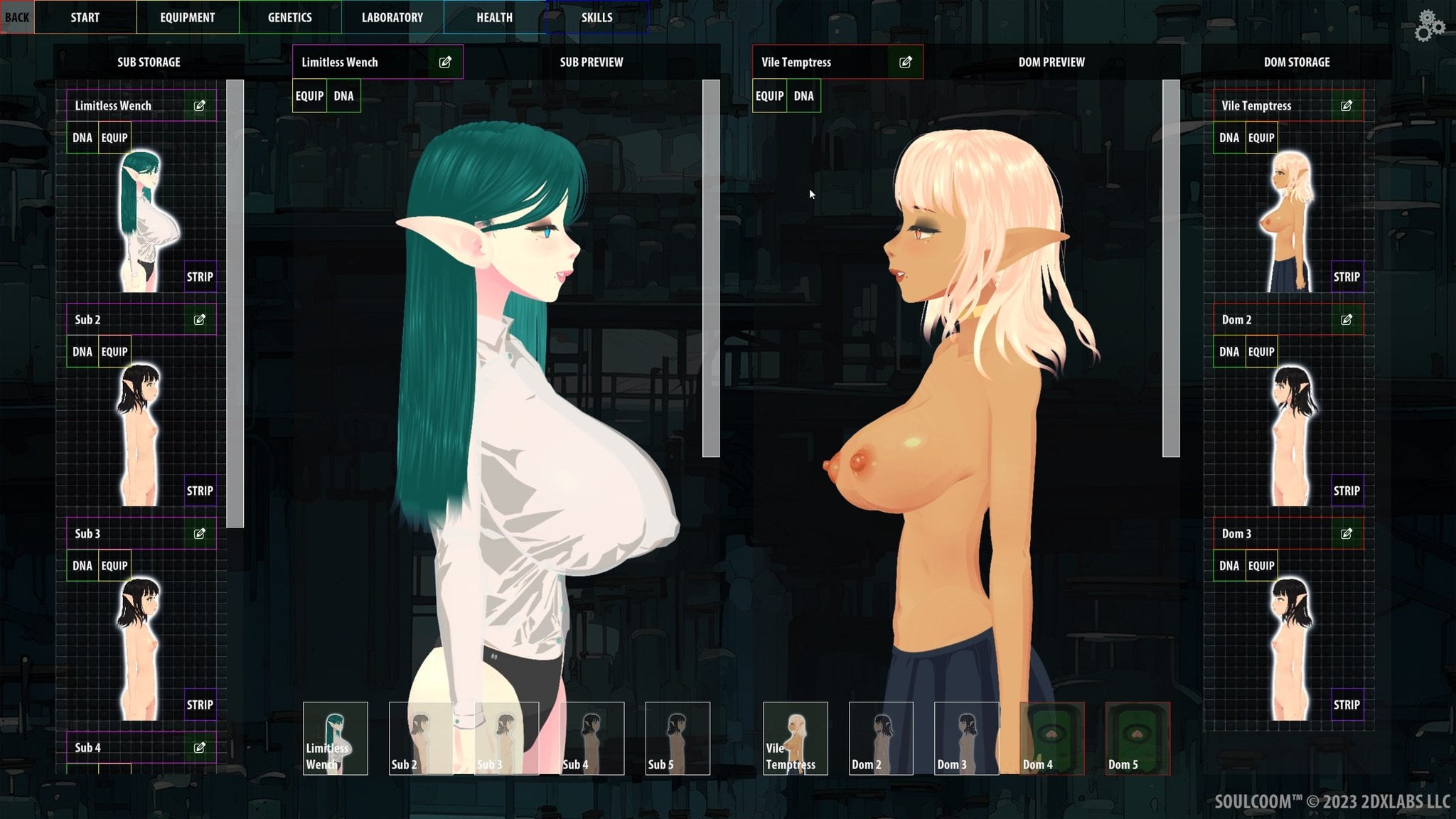 SOULCOOM, the 2D oral simulator, keeps growing with updates and new stuff to do! (OralHentai Anime GIF)