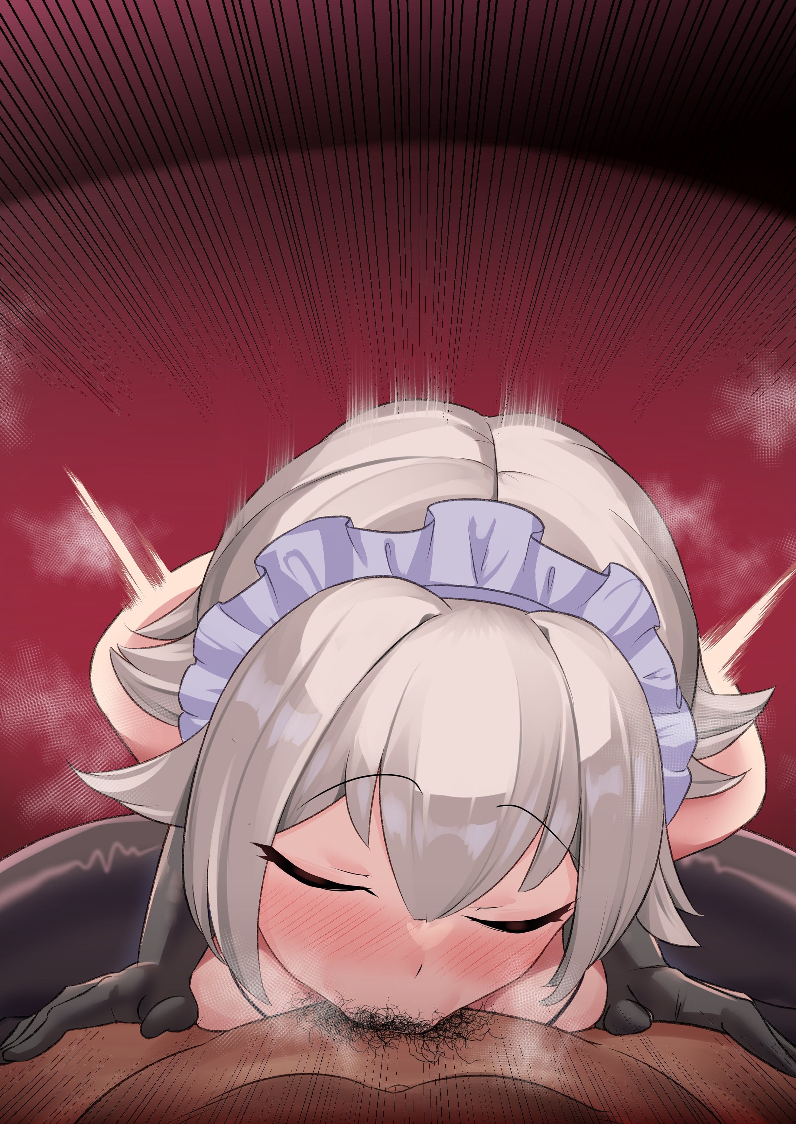 From the tip to the bottom (OralHentai Anime GIF)