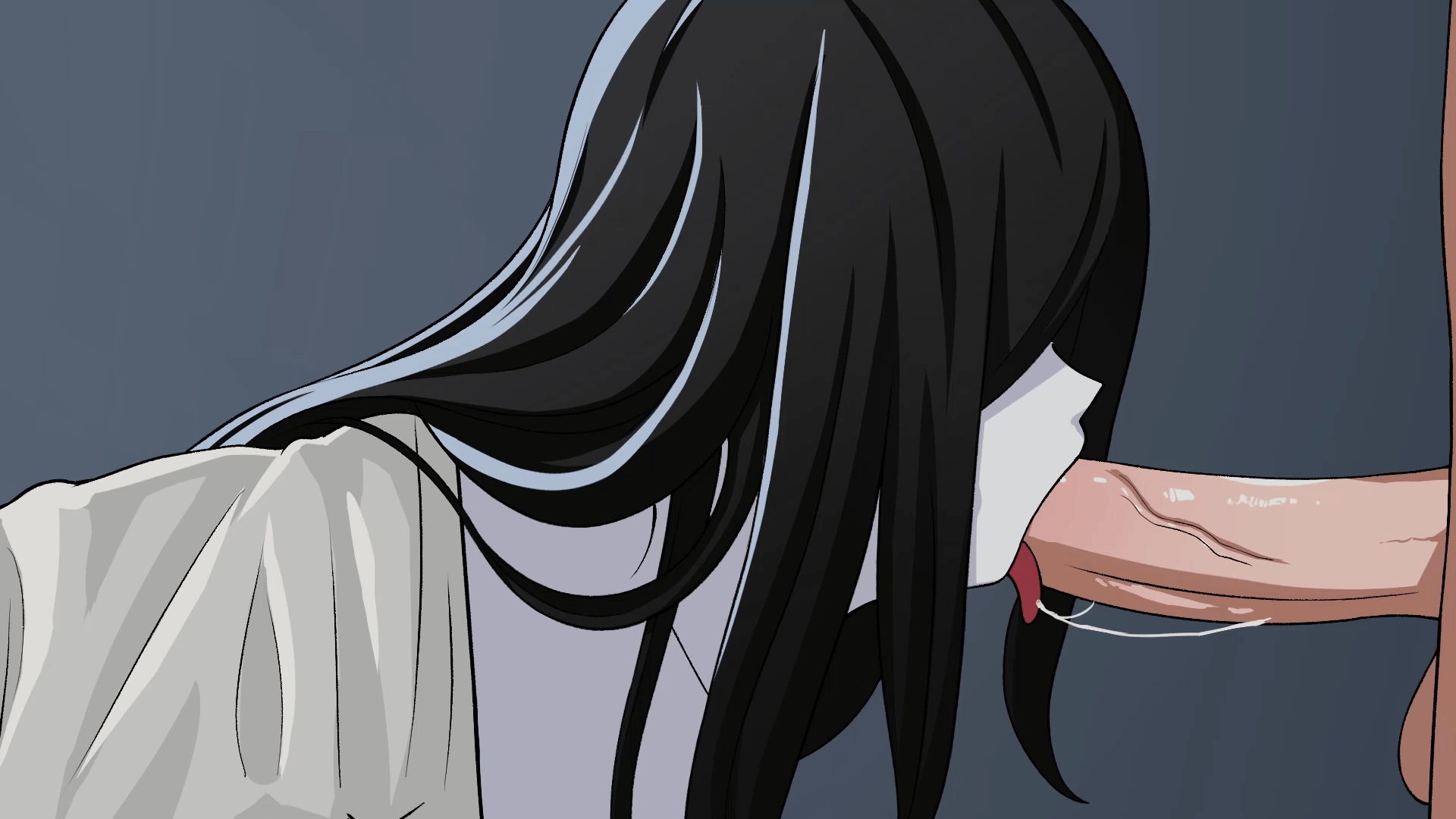 Sadako Blowjob (OralHentai Anime GIF)