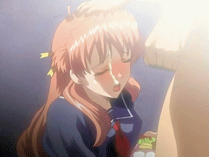 Grossed out (OralHentai Anime GIF)