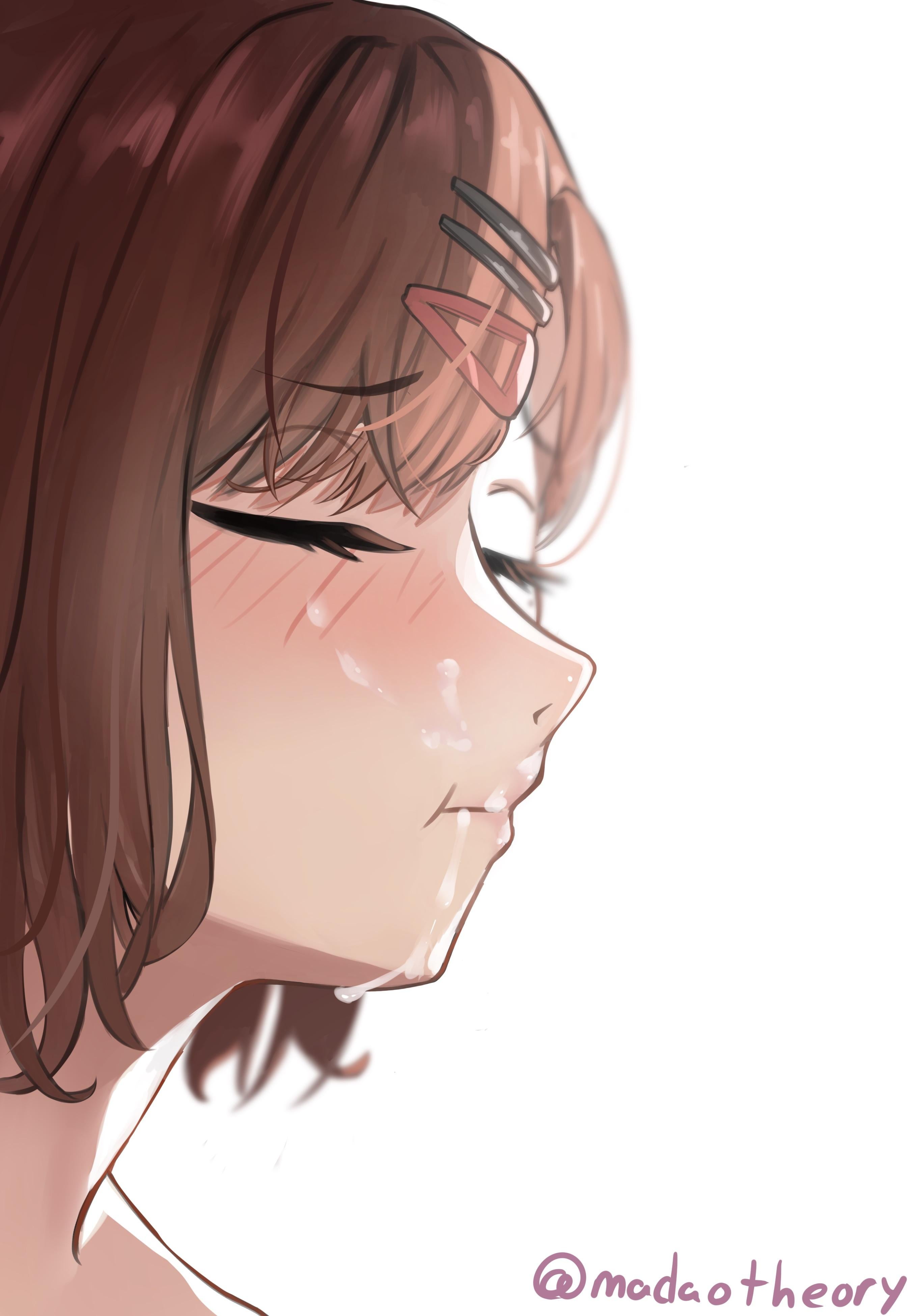 Perfect cumshot (OralHentai Anime GIF)