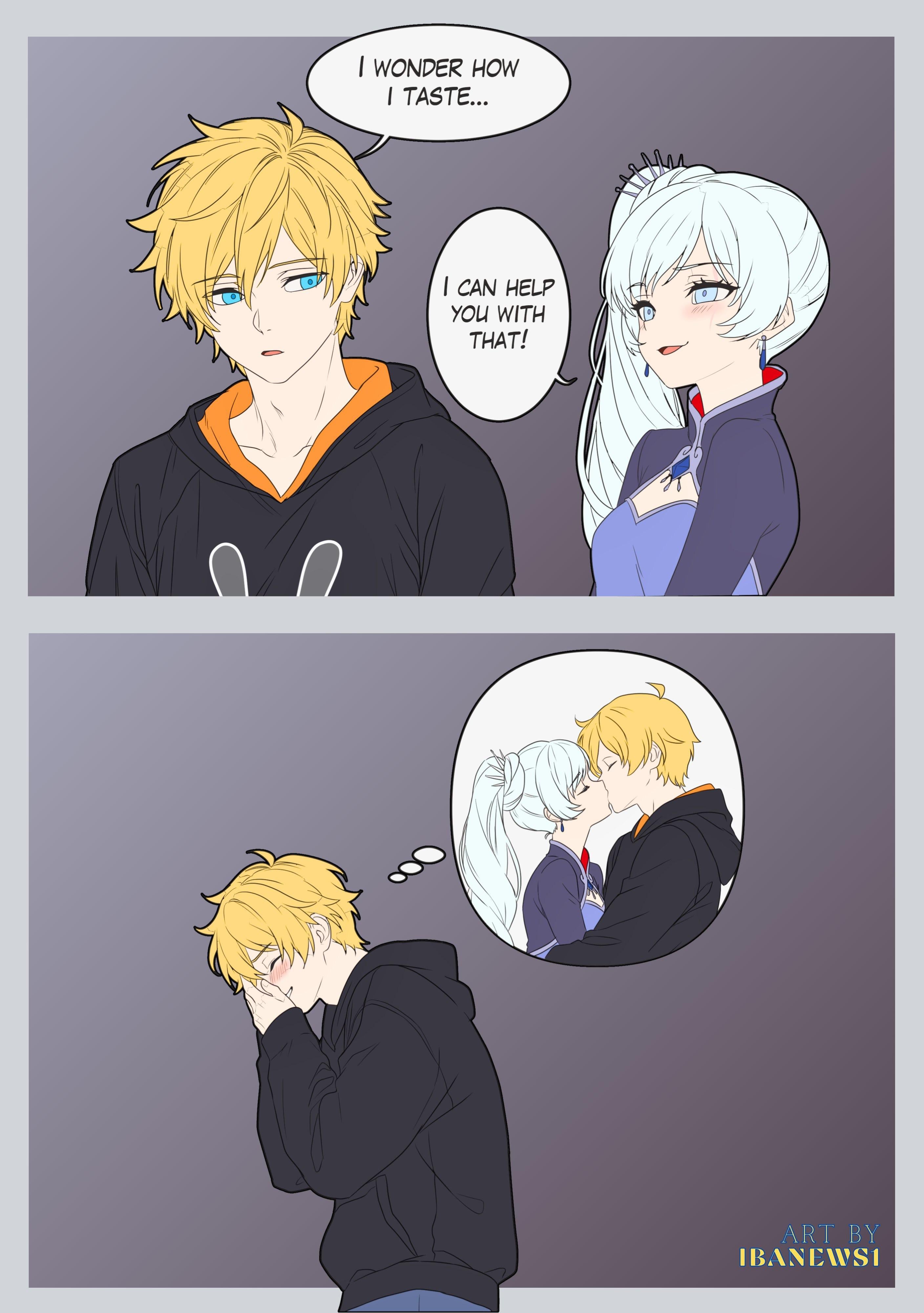 Two very different thoughts (OralHentai Anime GIF)