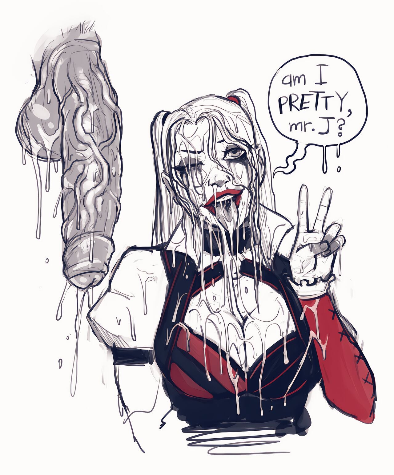 [Artist: DevilHS] Harley Quinn, Supersuck Slut - Artist: DevilHS