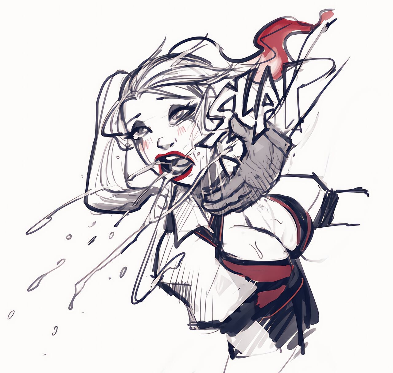 [Artist: DevilHS] Harley Quinn, Supersuck Slut - Artist: DevilHS