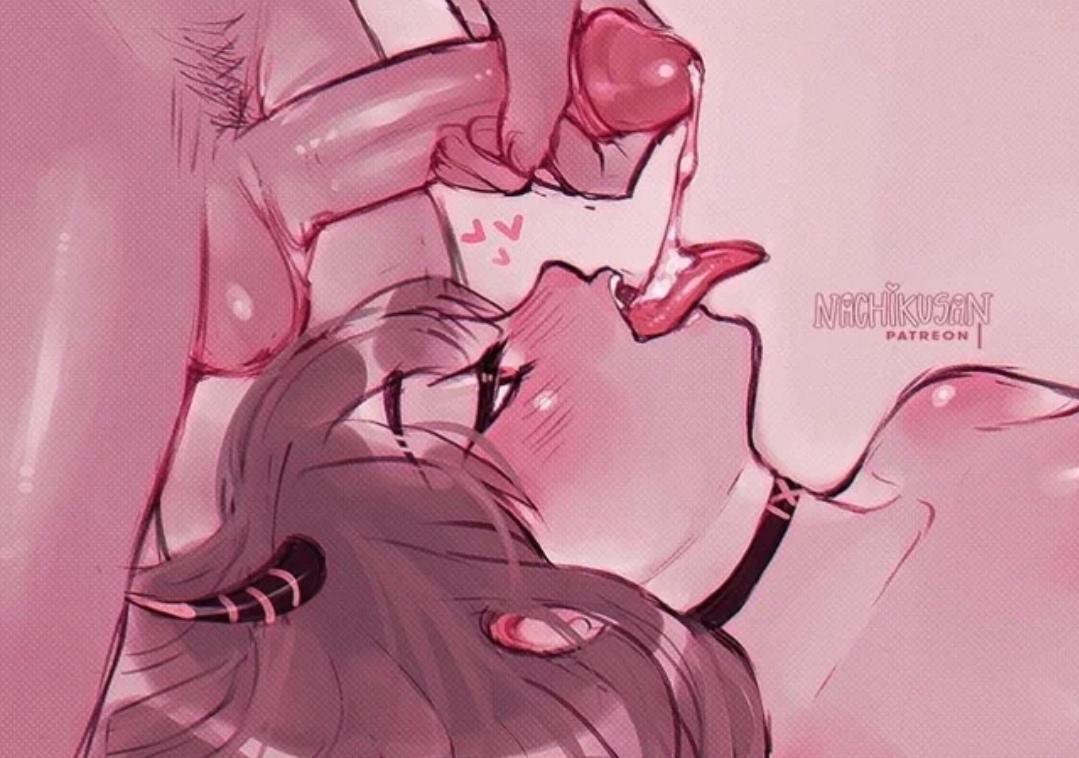 The best kind of facial (OralHentai Anime GIF)