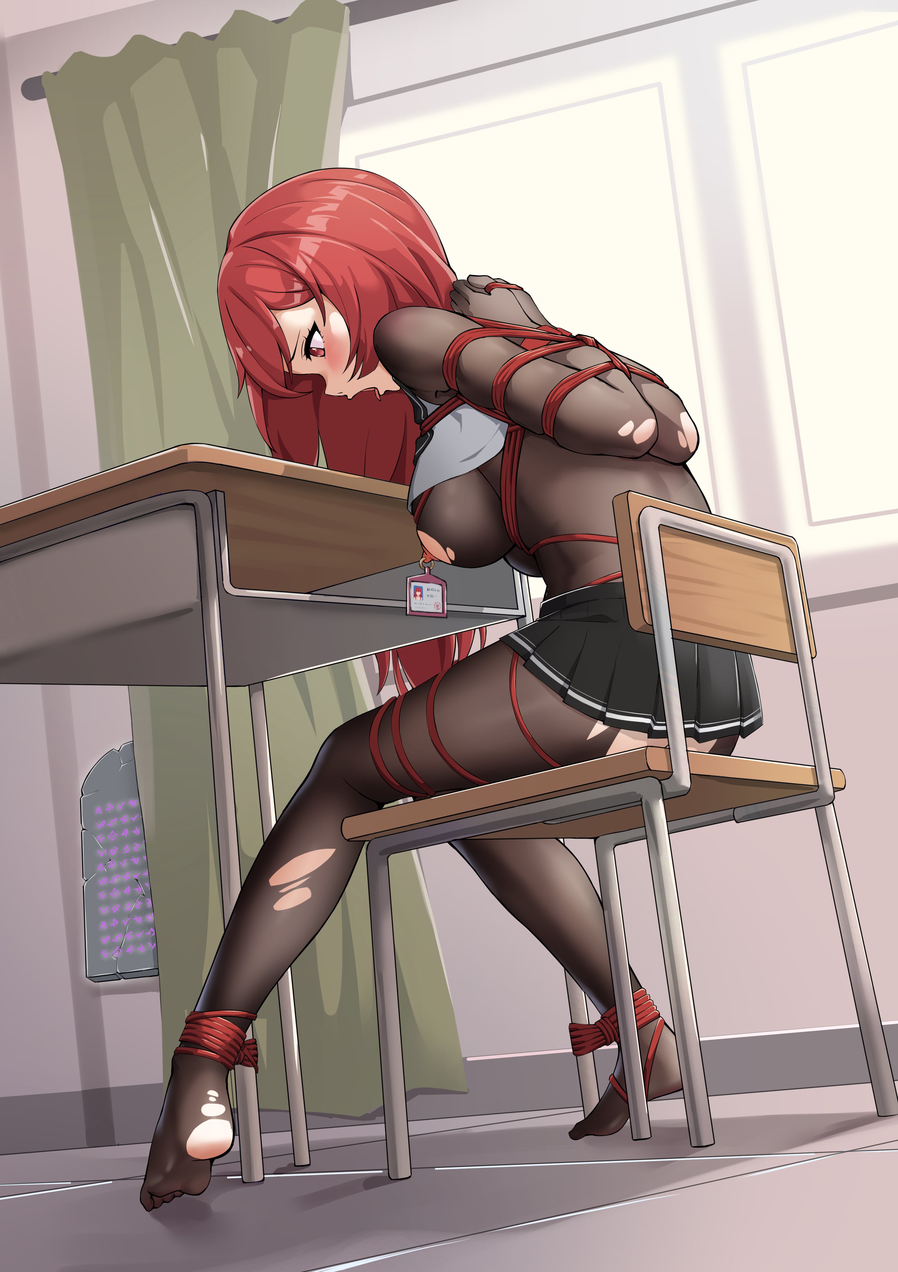 Classroom Punishment (OralHentai Anime GIF)