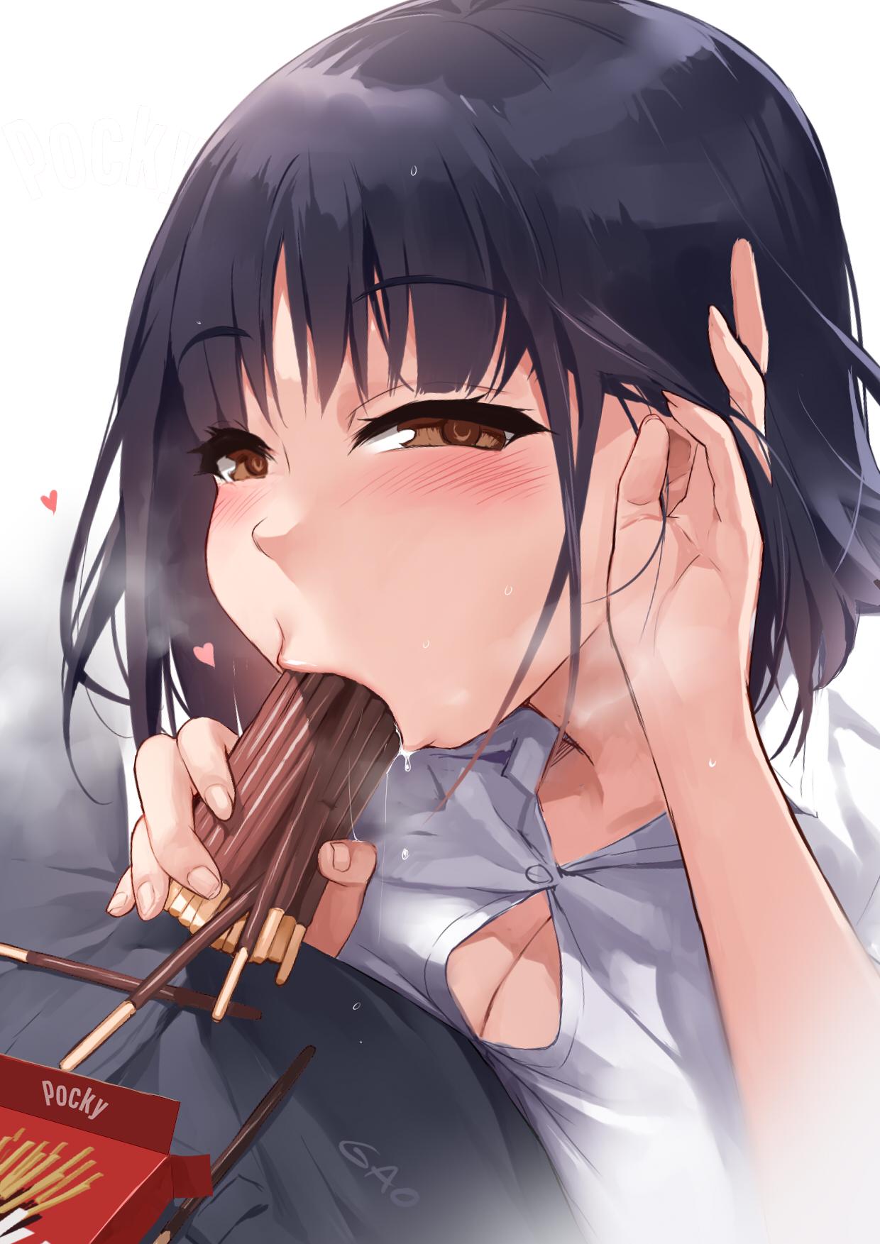 My eyes trick me (OralHentai Anime GIF)