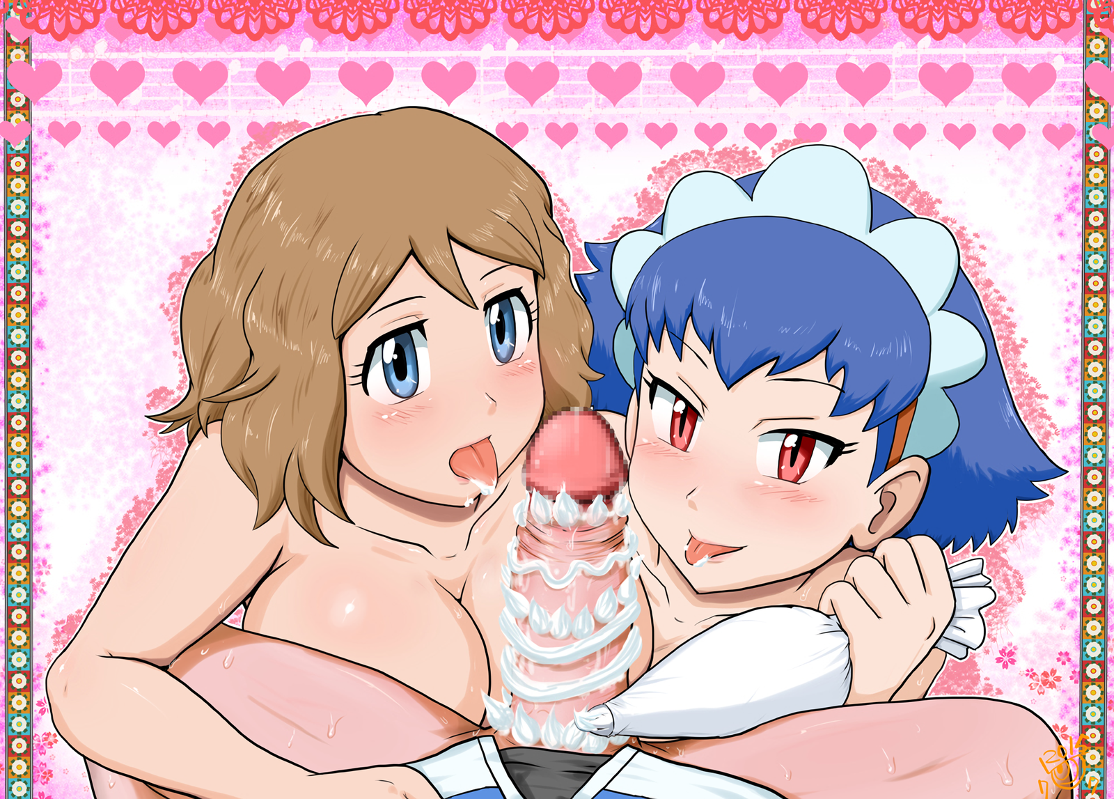 that dish looks very tasty, Serena and Miette [Pokémon XYZ] - Pokémon XYZ
