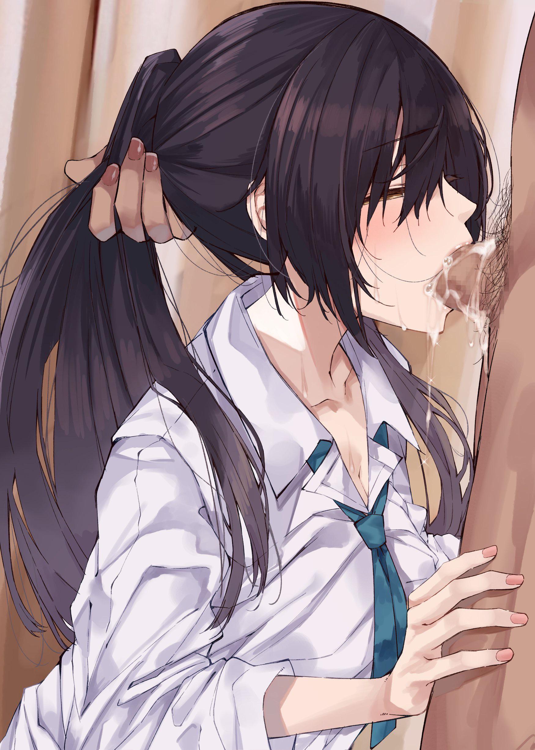 Throated (OralHentai Anime GIF)