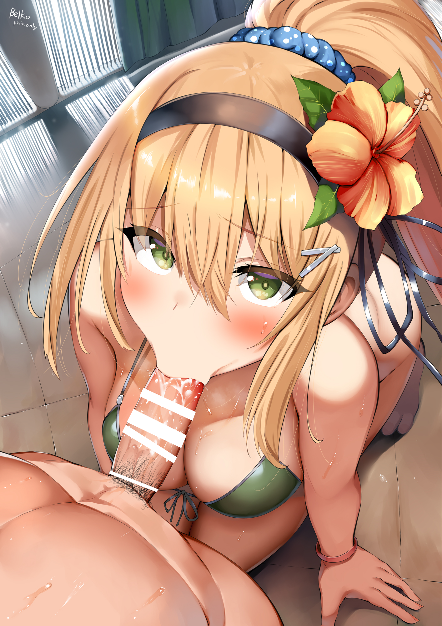 Art by belko (OralHentai Anime GIF)