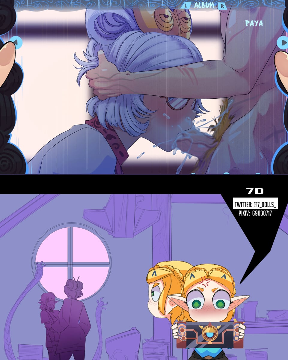 Zelda catches Link and Purah (Neo) [Tears of the Kingdom] - Neo