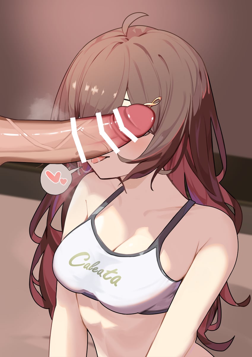 Cute greeting kiss (OralHentai Anime GIF)
