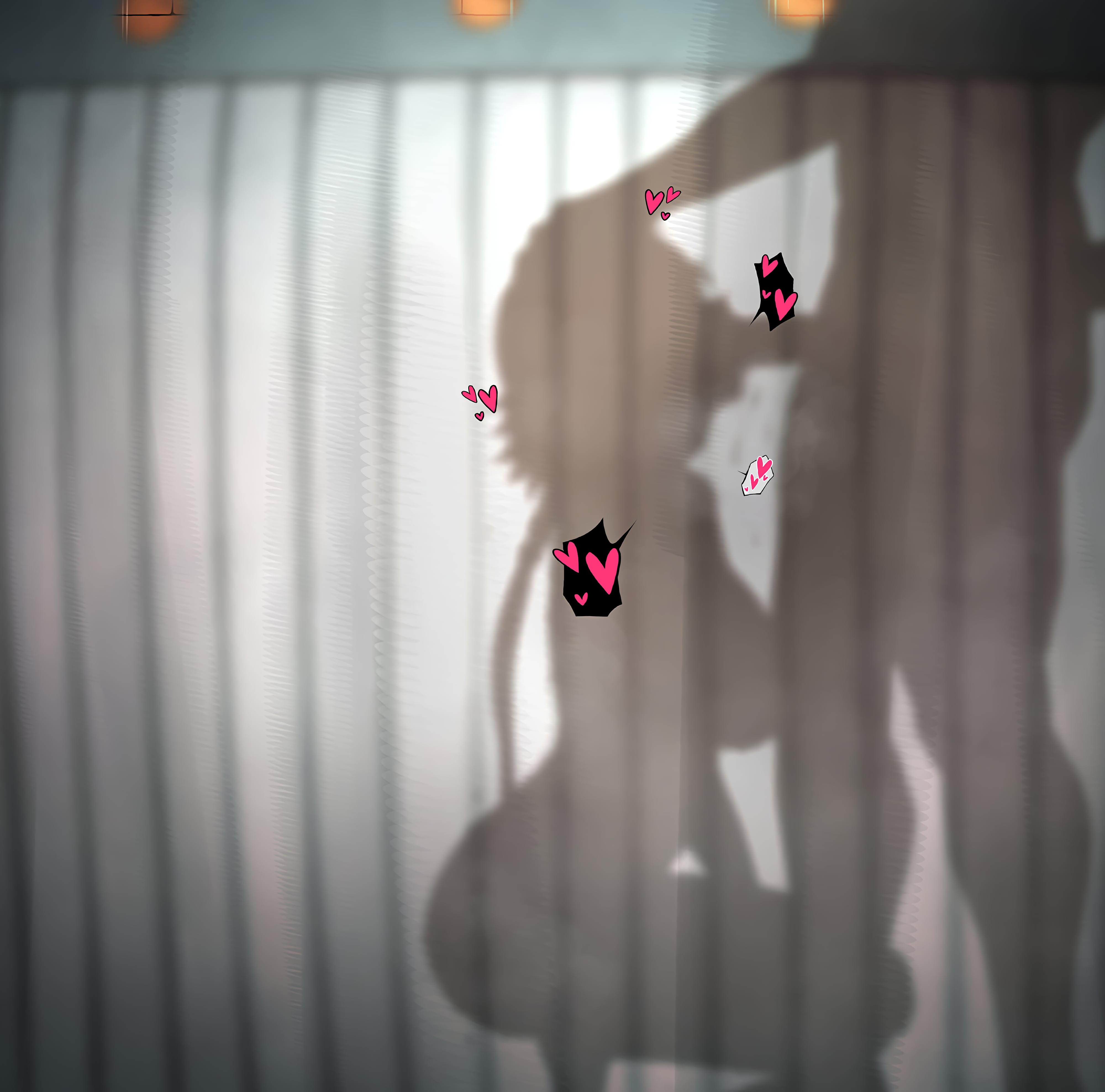 Caesar shower sex (OralHentai Anime GIF)