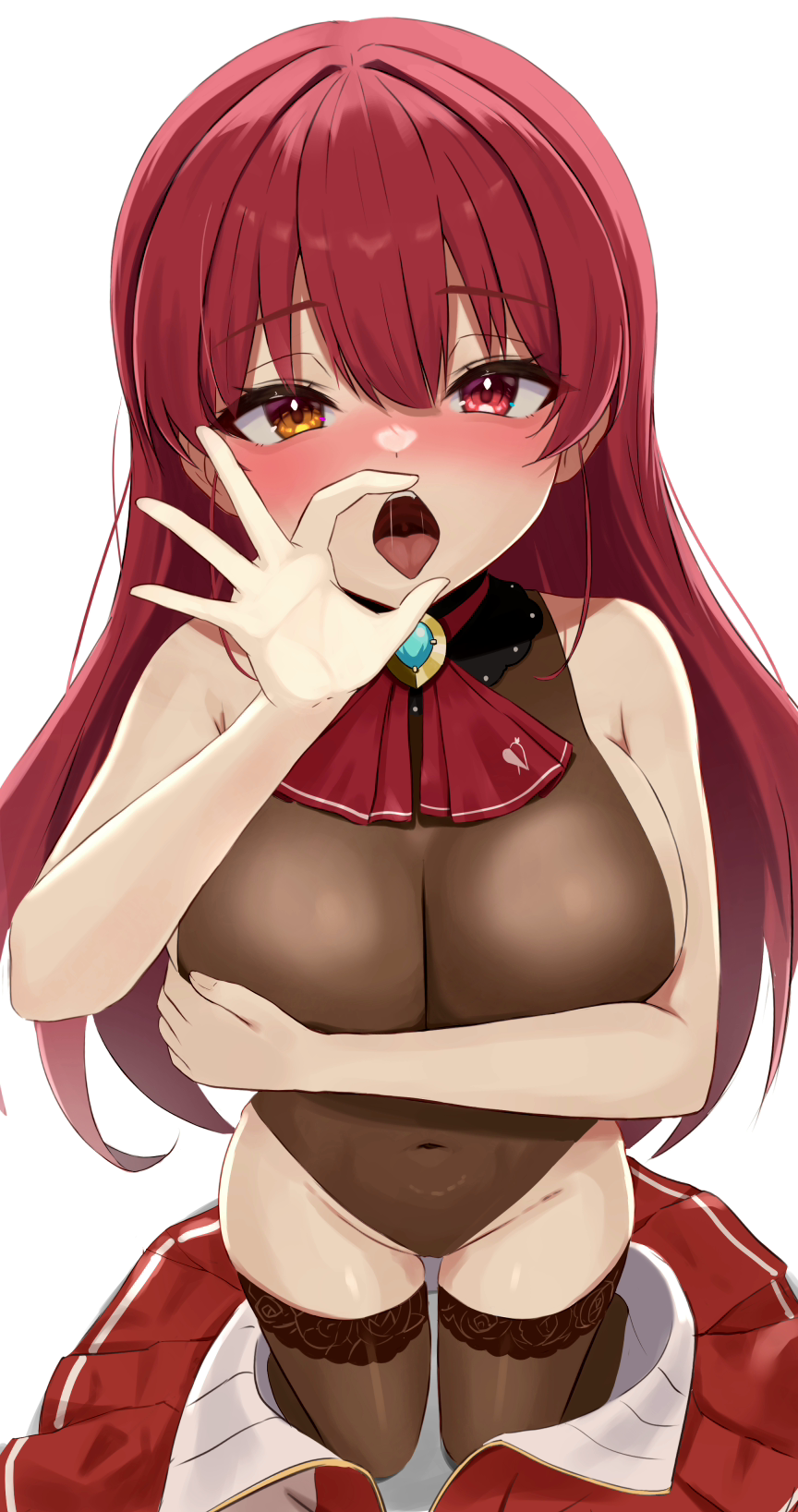 Marine may be suggesting something  (OralHentai Anime GIF)