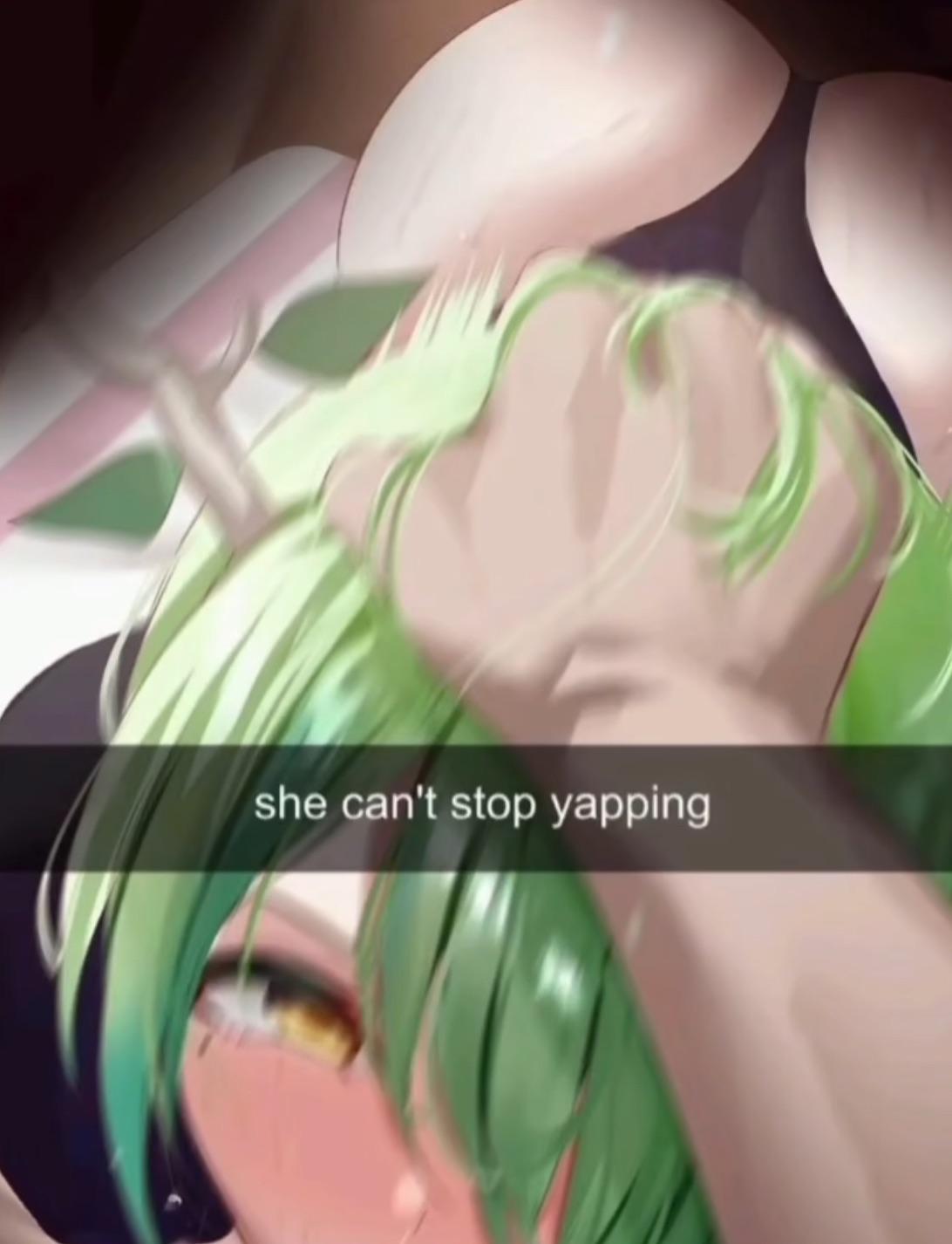 my bully loves to fuck my mouth when we‘re alone, the only annoying part is him, taking snaps of me to „blackmail“ me… (OralHentai Anime GIF)