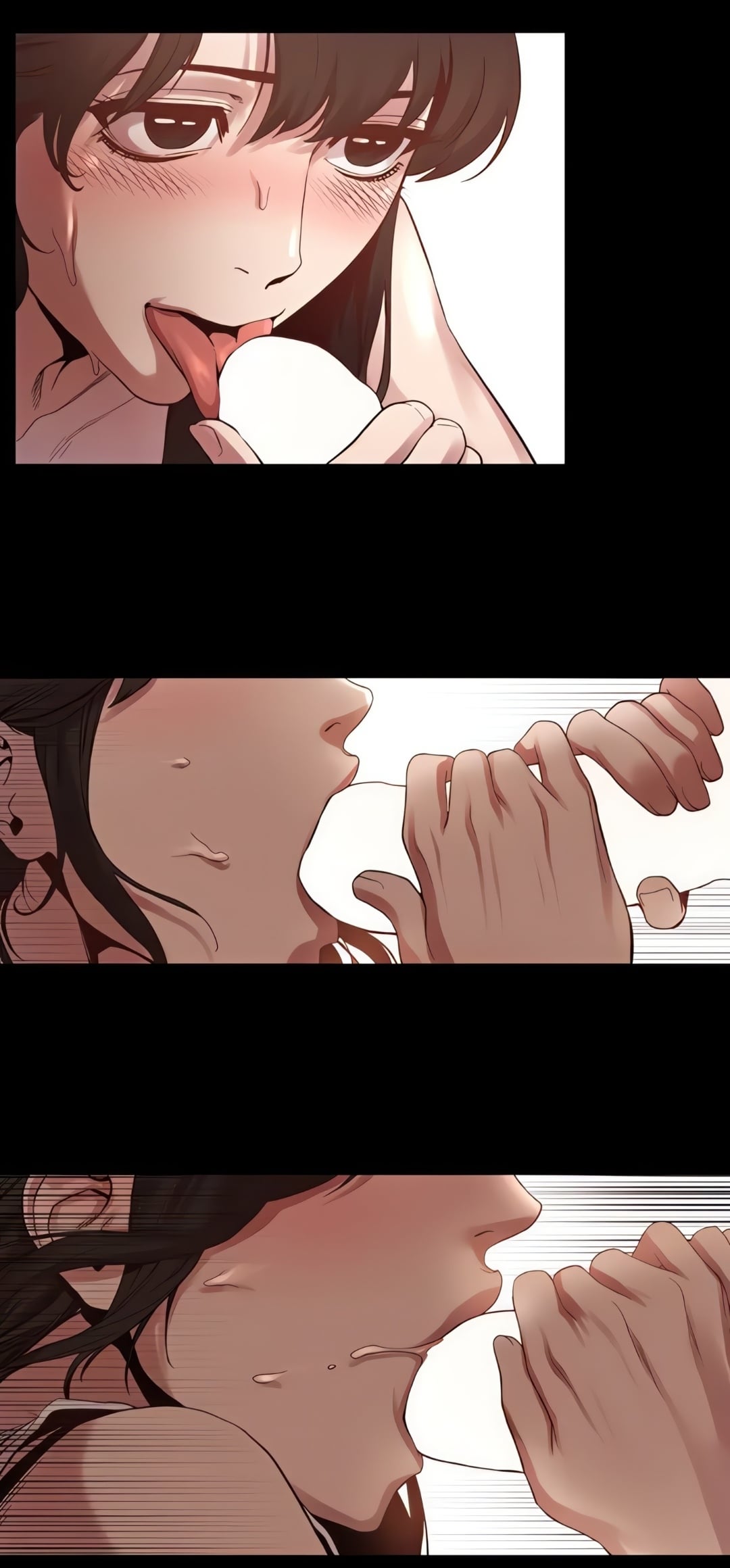 Getting BJ from Crush, Mee-hee! (OralHentai Anime GIF)