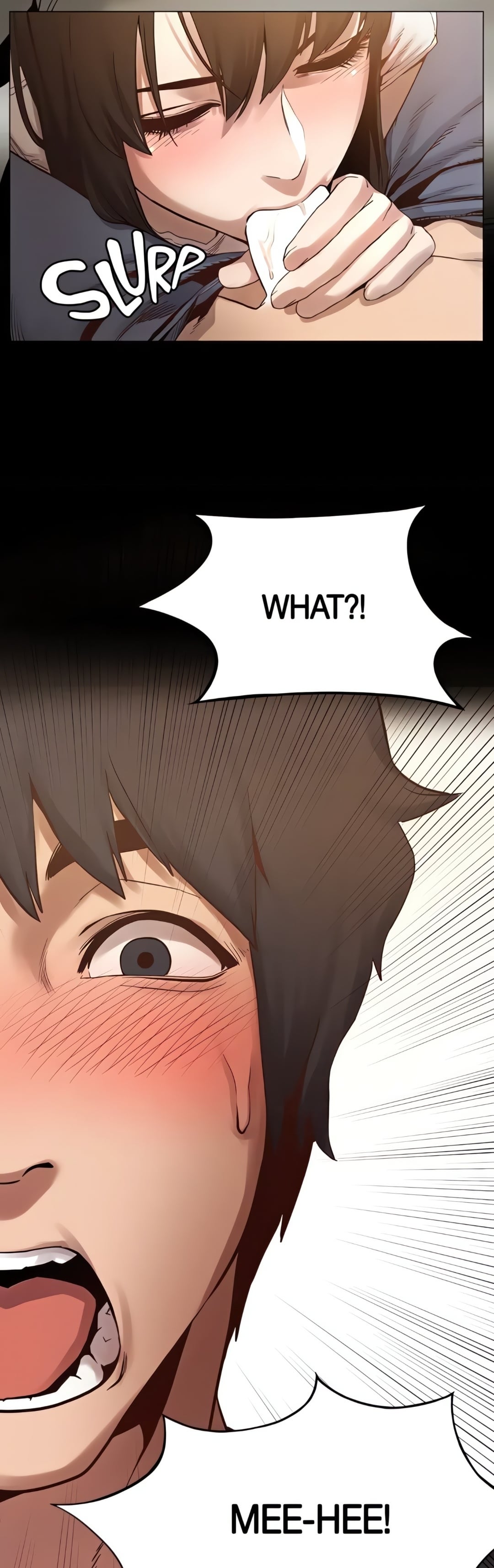 Getting BJ from Crush, Mee-hee! (OralHentai Anime GIF)