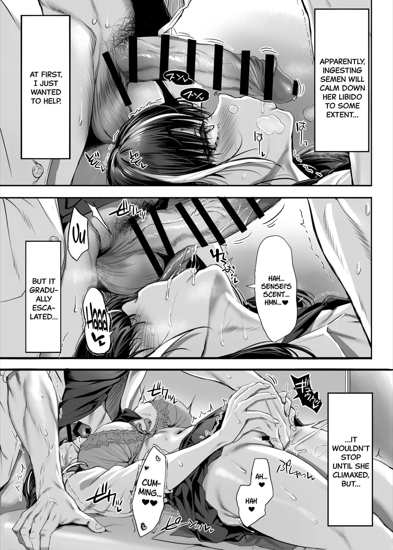 Fingering her, while the cock is in her throat [by cle masahiro] - by cle masahiro