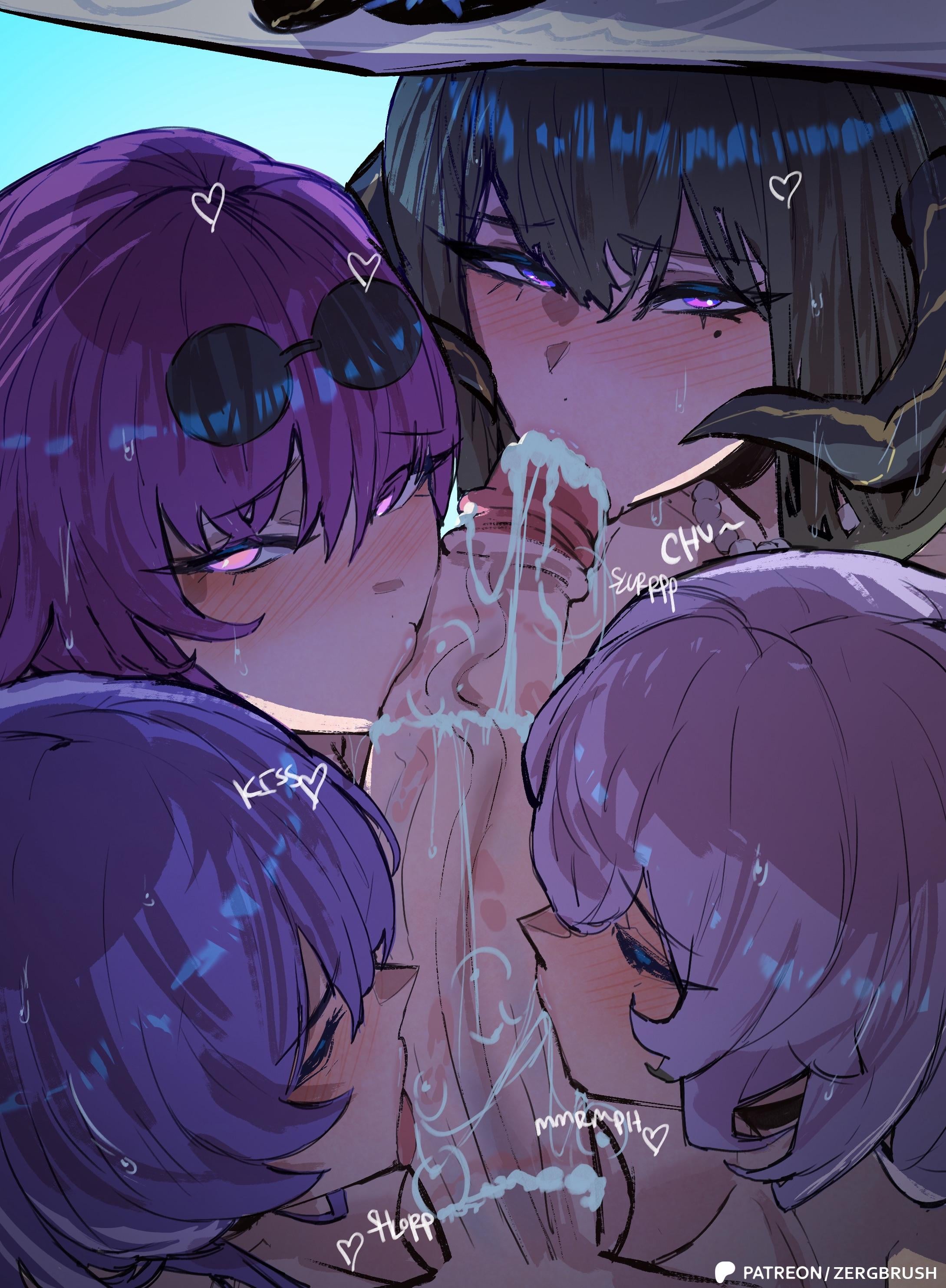 Honkai reverse gangbang (zergbrush) - zergbrush