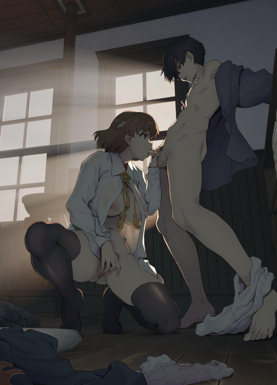 She’s really going at it (sessyu) - sessyu