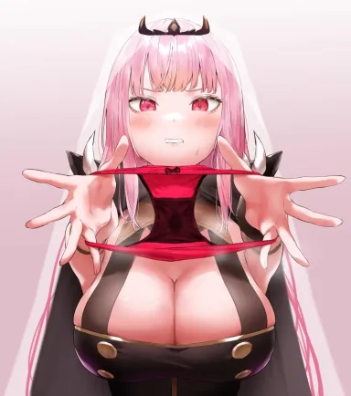 Calli showing her undies (黒い砂) [Hololive] - 黒い砂