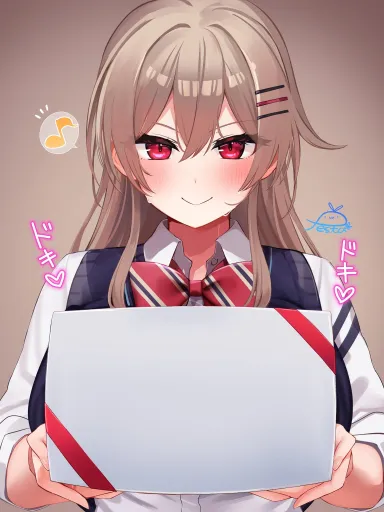 Furen E Lustario has a gift prepared (Embarrassed Hentai Anime GIF)