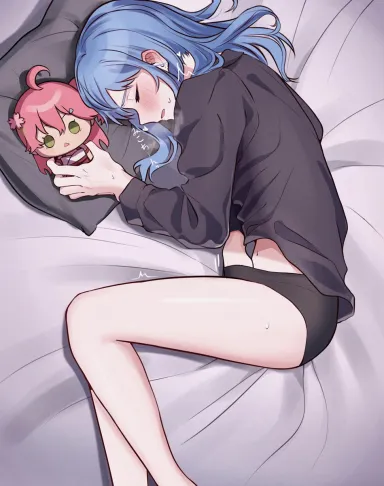 Thinking about her lover (Masturbation Hentai Anime GIF)