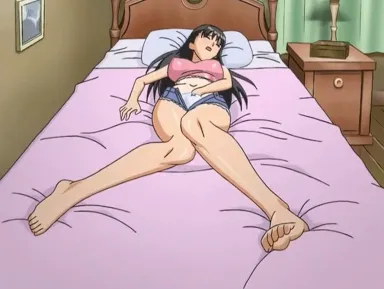 Had a long day with a lot of dirty thoughts (Masturbation Hentai Anime GIF)
