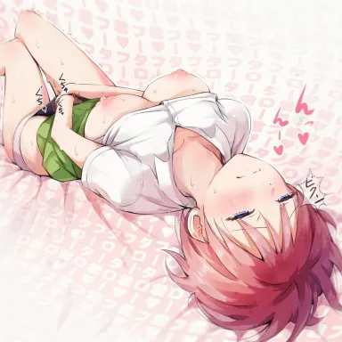 Ichika's alone time (Masturbation Hentai Anime GIF)