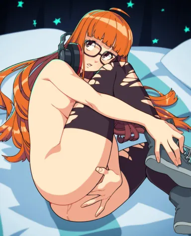 Futaba (Masturbation Hentai Anime GIF)