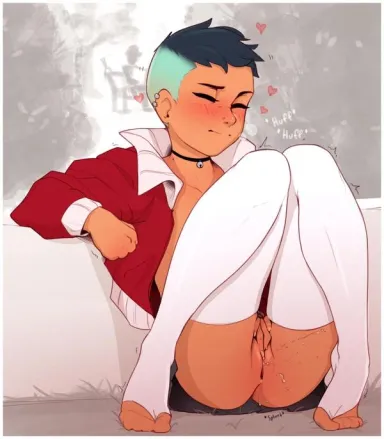 Riley masturbating (beautiful art by Pudge_Ruffian) - beautiful art by Pudge_Ruffian
