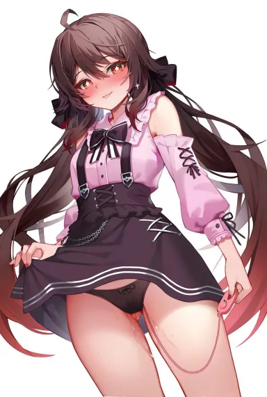 Hu Tao (Masturbation Hentai Anime GIF)