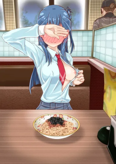 Getting into a new habit (Public Hentai Anime GIF)